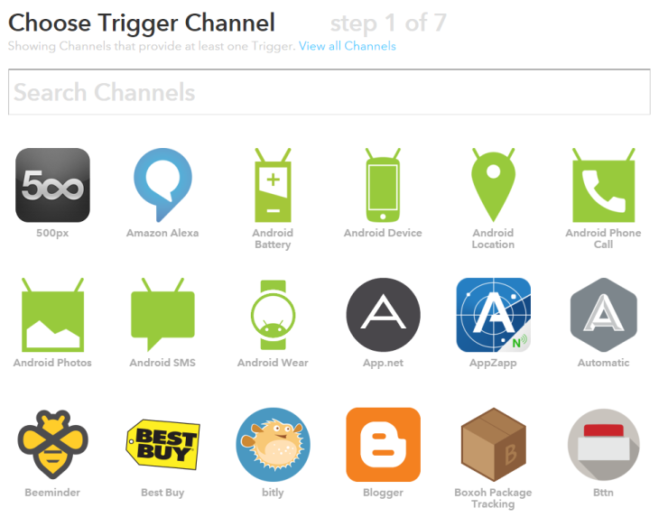 IFTTT-channels-auswahl-bei-recipe-kreation