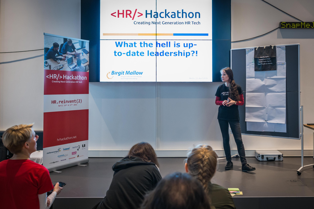Birgit Mallows Keynote beim 2. HR Hackathon - What the hell is up-to-date Leadership?